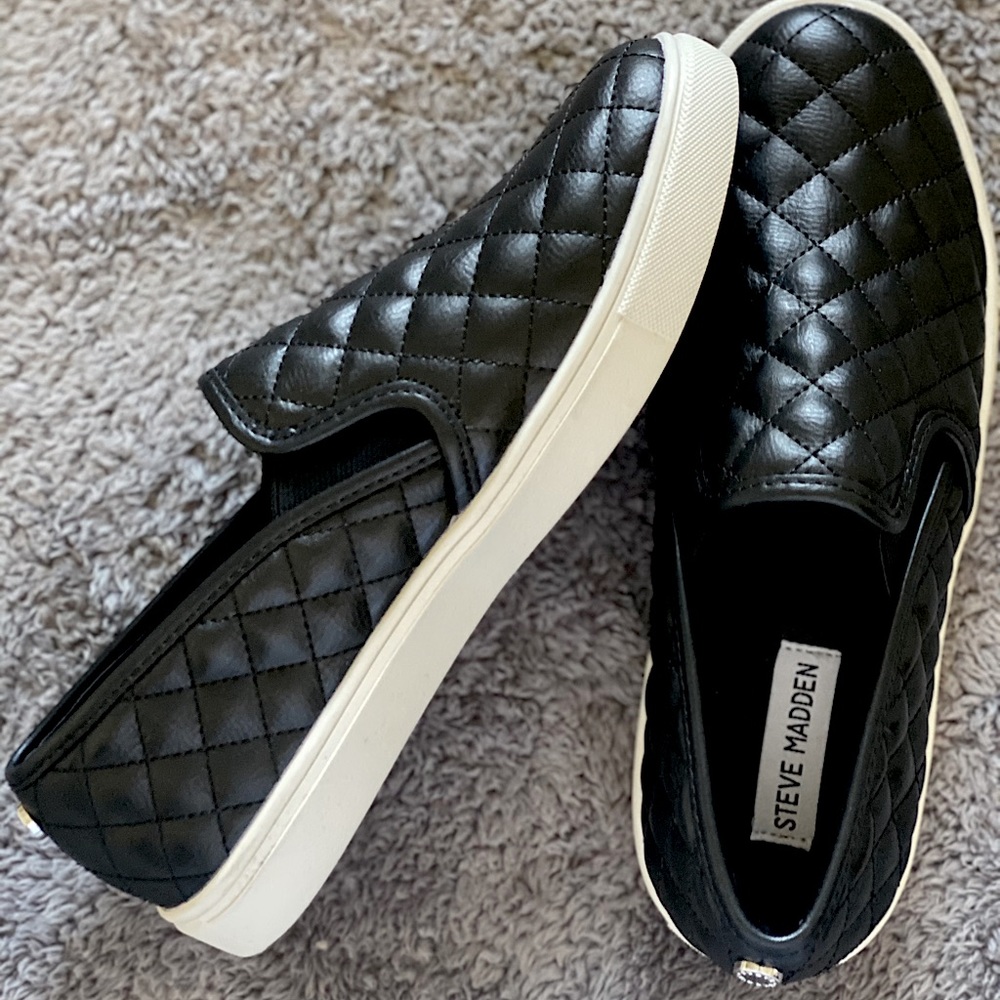 Steve Madden Quilted Slip Ons